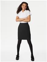 Girls Short Pencil School Skirt (9-16 Yrs)