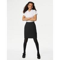 Girls Short Pencil School Skirt (9-16 Yrs)