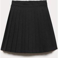 M&S Girls' Easy Dressing Pull On School Skirt (2-16 Yrs) Black