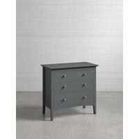 Hastings Dark Grey 3 Drawer Chest