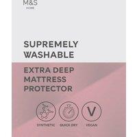 Supremely Washable Extra Deep Mattress Protector