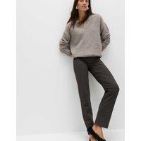 M&S Cotton Rich Straight Leg Joggers Charcoal