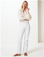 Per Una Roma Rise Straight Leg Jeans Soft White