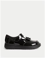 Kids Leather T-Bar School Shoes (8 Small - 2 Large)