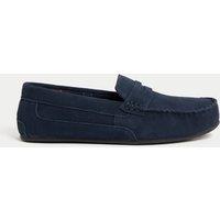 Suede Slippers with Freshfeet