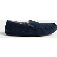 Suede Slippers with Freshfeet