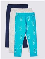 3 Pack Adaptive Leggings (3 Mths - 7 Yrs)