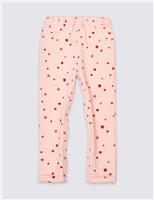 M&S Adaptive Cotton Rich Joggers (3 Mths - 7 Yrs) Pink Mix