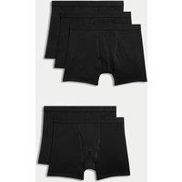 5pk Pure Cotton Cool & Fresh Trunks