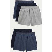 5pk Pure Cotton Cool & Fresh Jersey Boxers