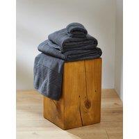 M&S Plush Egyptian Cotton Towel Charcoal