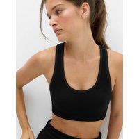 Goodmove Reversible Seamless Medium Support Sports Bra Black Mix