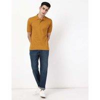 M&S Regular Comfort Stretch Straight Fit Light Blue