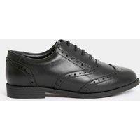 M&S Kids' Leather Lace-up Brogues School Shoes (13 Small - 7 Large) Black