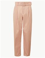Tapered Leg Ankle Grazer Trousers