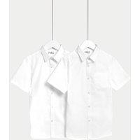 2pk Boys Non-Iron School Shirts (2-18 Yrs)