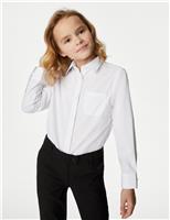 M&S 2 Pack Girls' Non-Iron School Shirts (2-18 Yrs) White