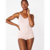 Lace Trim Sparkle Star Vest Set
