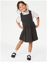Girls Jersey School Pinafore (2-12 Yrs)