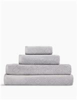 Cotton Rich Diamond Shimmer Towel