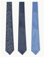 3 Pack Polka Dot & Floral Ties