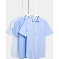 3pk Regular Fit Easy Iron Short Sleeve Shirts