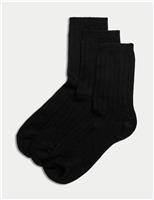 3pk Thermal Sumptuously Soft Ankle High Socks