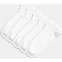 M&S 5 Pack Cool & Fresh Trainer Liners White