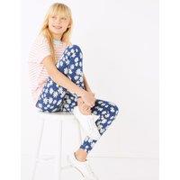 Cotton Rich Daisy Print Leggings (6-16 Yrs)