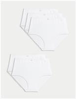5pk Cotton Lycra Full Briefs