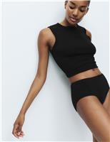 5pk Cotton Lycra High Rise Shorts