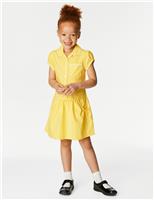 2pk Girls Cotton Rich Gingham School Dresses (2-14 Yrs)