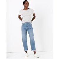 M&S Boyfriend Jeans with Stretch Light Indigo
