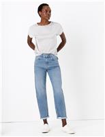 M&S Boyfriend Jeans with Stretch Light Indigo