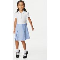 Girls 2 in 1 Gingham Pleated School Dress (2-14 Yrs)