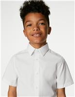 3 Pack Boys Easy Dressing Easy Iron School Shirts (3-18 Yrs)