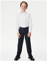 3pk Boys Plus Fit Easy Iron School Shirts (4-18 Yrs)
