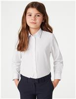 3pk Girls Easy Dressing Easy Iron School Shirts (3-18 Yrs)