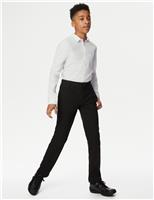 Boys Slim Leg Plus Waist School Trousers (2-18 Yrs)