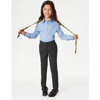 M&S Girls' Super Skinny Leg School Trousers (2-18 Yrs) Grey