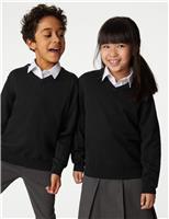 2pk Unisex Pure Cotton School Jumper (3-18 Yrs)