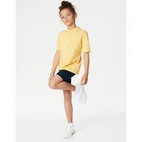 2pk Girls Cotton Rich School Cycling Shorts (2-16 Yrs)