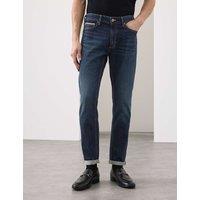 Autograph Slim Fit Japanese Selvedge Stretch Jeans Indigo