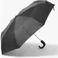 Recycled Polyester Crook Handle Umbrella with Windtech