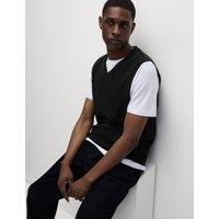 Pure Cotton Sleeveless Jumper