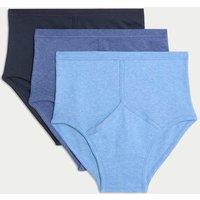 3pk Pure Cotton High Waist Briefs