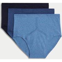 3pk Pure Cotton High Waist Briefs