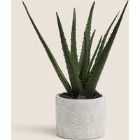 Artificial Aloe Plant in Pot