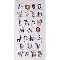 Pure Cotton Alphabet Printed Bath Towel