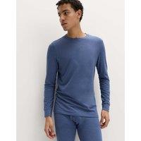 M&S 2 Pack Heatgen Light Thermal Long Sleeve Tops Denim